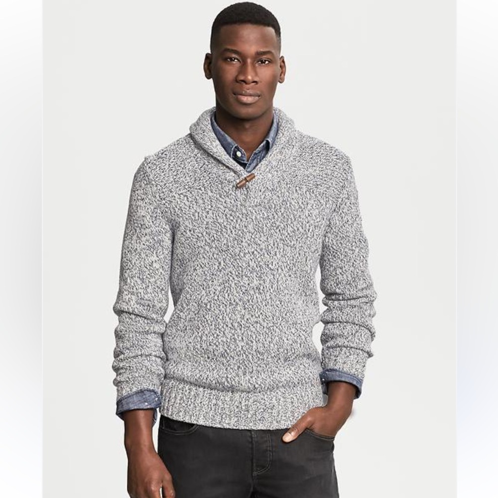 Banana Republic Light Tan Cowl Neck Sweater